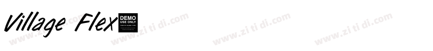Village Flex字体转换